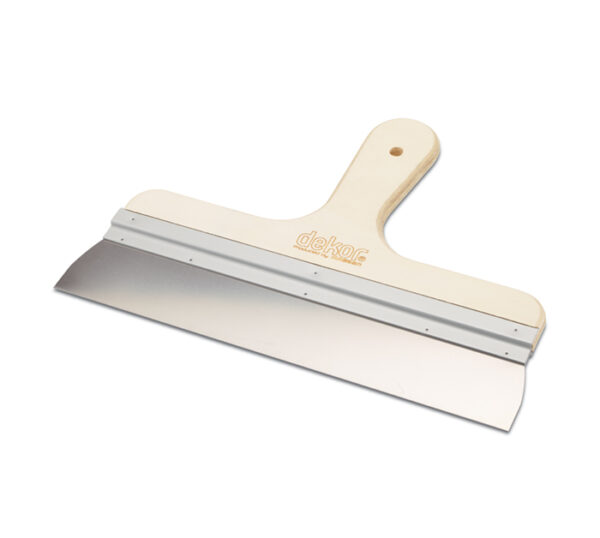 HASSAN Eğri Saplı Spatula 30cm Ahşap Saplı
